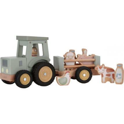 Avis Tracteur avec remorque en bois - little farm LITTLE DUTCH 1