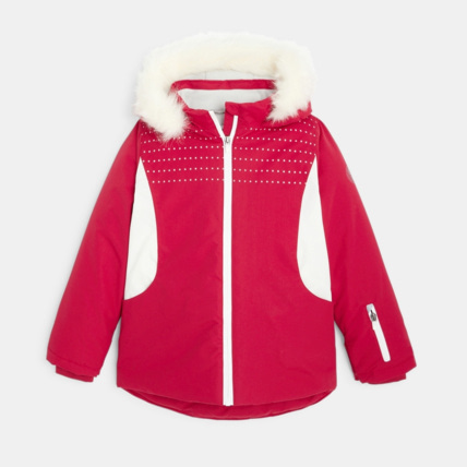 Blouson de ski a capuche rose fille OKAIDI Comparateur Avis Prix