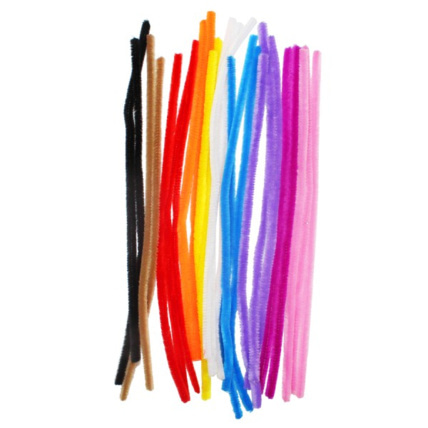 Avis Chenilles - diam 8 mm - 10 Coloris LOOLIPO 1