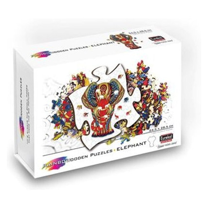 Avis Rainbow Wooden Puzzle ELEPHANT Eureka 1