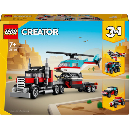 Avis Le camion remorque avec hélicoptère Creator 3-en-1 LEGO 1