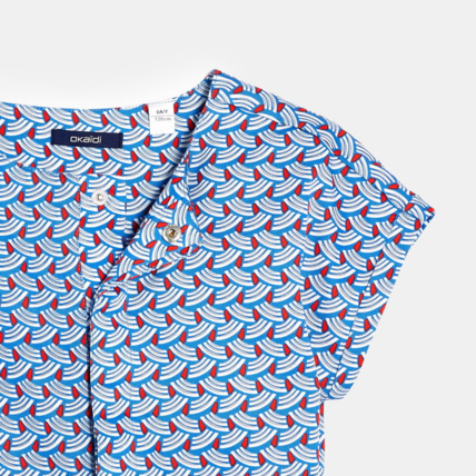 Avis Combi-short imprimé bleu fille OKAIDI 4