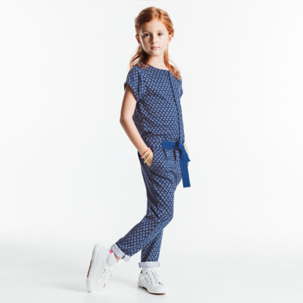 Avis Combi-pantalon imprimée bleu fille OKAIDI 1