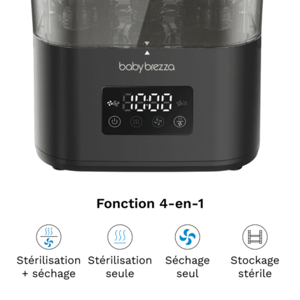 Avis Stérilisateur SuperQuick Sterilizer Dryer Baby Brezza 5