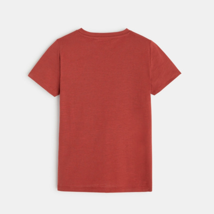 Avis T-shirt tunisien uni orange garçon OKAIDI 4