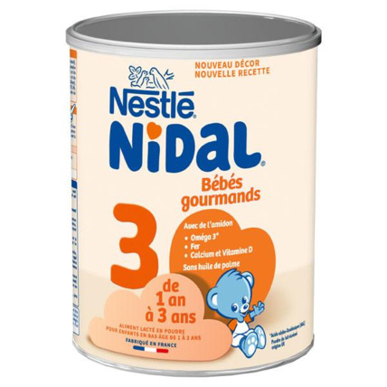 Avis Lait 3ème âge Bébés Gourmands 800g NIDAL NESTLE 1