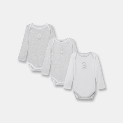 Avis Body manches longues col US (lot de 3) OBAÏBI 1
