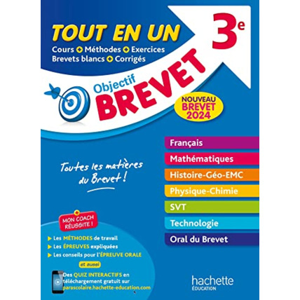 Avis Objectif Brevet Tout-en-un 2024 Hachette Éducation 1