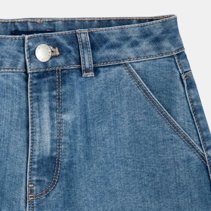 Avis Short en jean délavé bleu fille OKAIDI 2