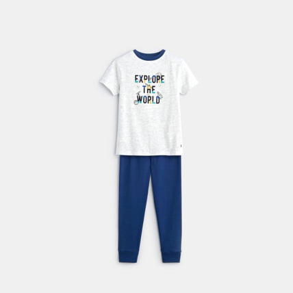 Avis Pyjama 2 pièces en jersey gris garçon OKAIDI 1