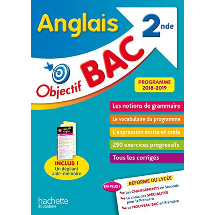 Avis Objectif Bac Anglais 2nde - Nouveau lycée Hachette Éducation 1