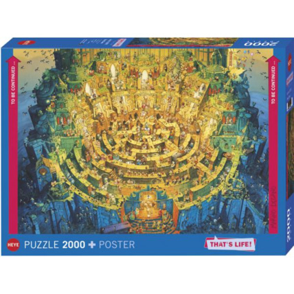 Avis Puzzle 2000 pièces thats life dee pièces down HEYE 1