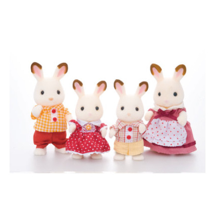 Avis Figurine famille lapin chocolat SYLVANIAN FAMILY 1