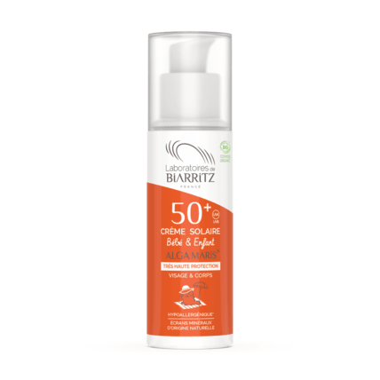 Avis Crème Solaire Bébé & Enfant SPF50+ Laboratoires de Biarritz 1