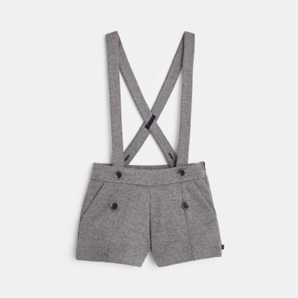 Avis Short chevron à bretelles bleu fille OKAIDI 1