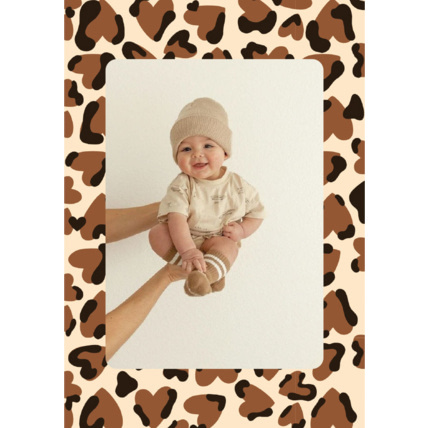 Avis Faire-Part de Naissance Personnalisable - Motifs Léopard LES PETITS CITRONS 2