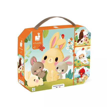 Avis 4 puzzles évolutifs animaux Ferme JANOD 1