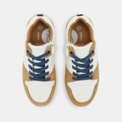 Avis Baskets basses bi-matière blanches garçon OKAIDI 3