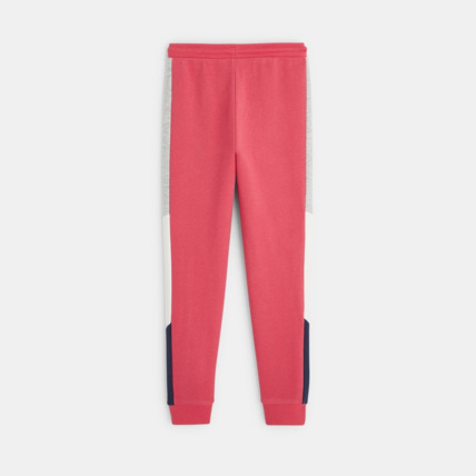 Avis Pantalon de jogging à bande côté rose fille OKAIDI 4