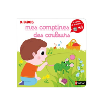Avis Livre Kiddidoc mes comptines des couleurs NATHAN 1