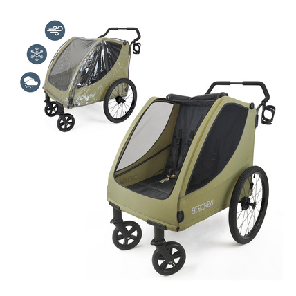 Poussette double chariot discount