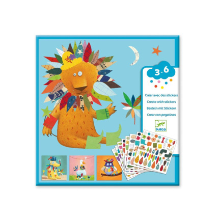 Avis Tableaux Créer avec des stickers Animaux DJECO 1