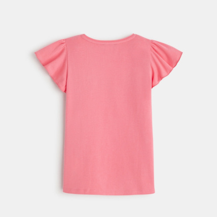 Avis T-shirt à motif libellule rose fille OKAIDI 3