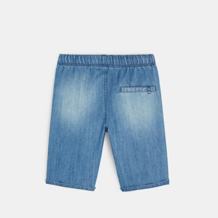 Avis Bermuda slim en jean bleu garçon OKAIDI 5