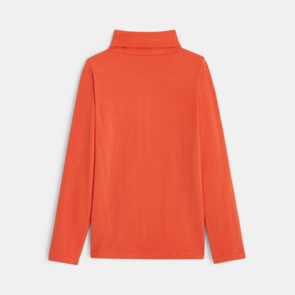 Avis T-shirt col roulé manches longues orange garçon OKAIDI 4