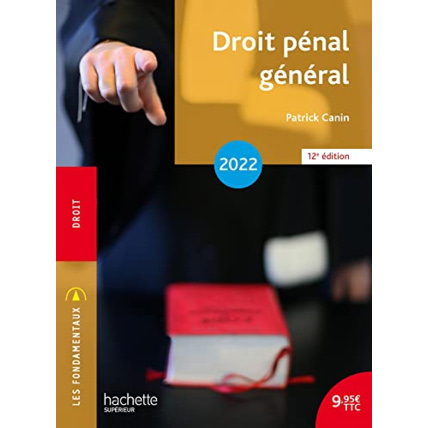 Avis Fondamentaux - Droit pénal général 2022 Hachette Éducation 1