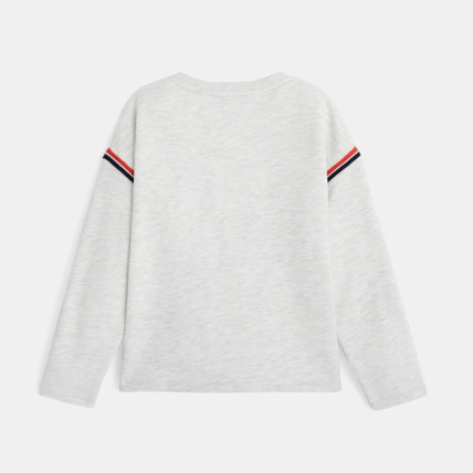 Avis Sweat à message Good Day gris fille OKAIDI 3