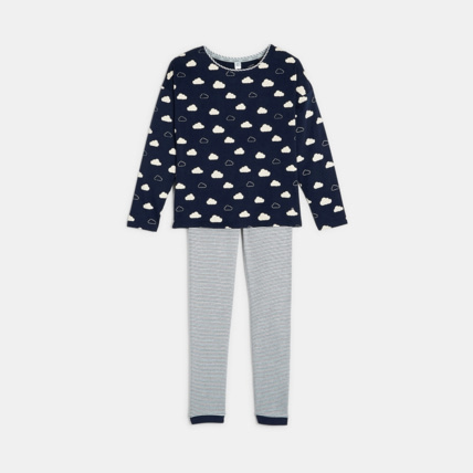 Avis Pyjama imprimé bleu fille OKAIDI 1
