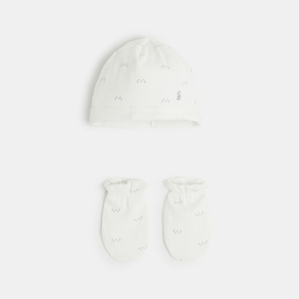 Avis Bonnet et moufles frimousse chat OBAÏBI 1