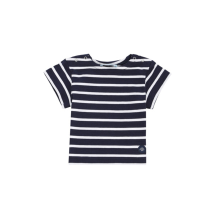 Avis Marinière "Hoëdic" Baby - coton léger - Navire/Blanc ARMOR-LUX 1