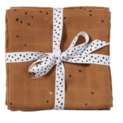Avis Set de 2 langes d'emaillotage Dreamy dots DONE BY DEER 1