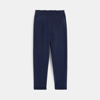Avis Pantalon côtelé à pinces bleu fille OKAIDI 4