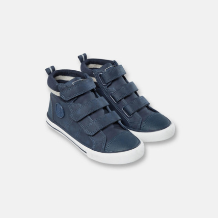 Avis Baskets montantes bleues garçon OKAIDI 1