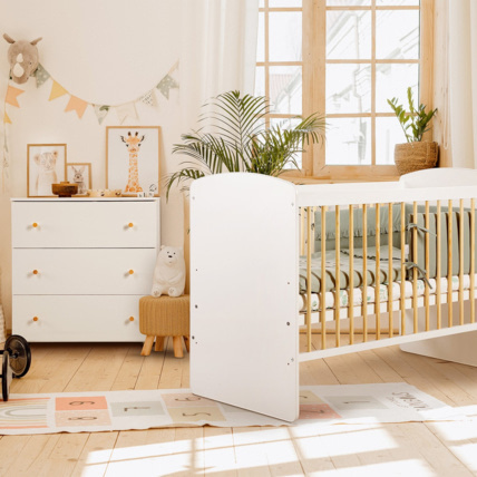 Avis Ensemble lit bébé et commode à langer 3 tiroirs Karolina II Mon Mobilier Design 7