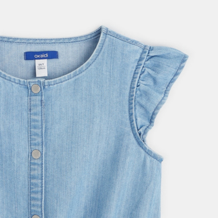 Avis Robe courte en jean bleue fille OKAIDI 3