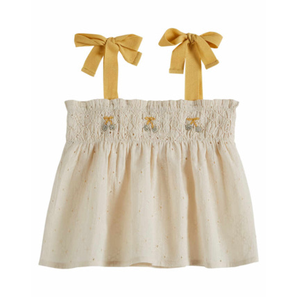 Avis Top smocké broderie anglaise Chantilly Emile et Ida 1