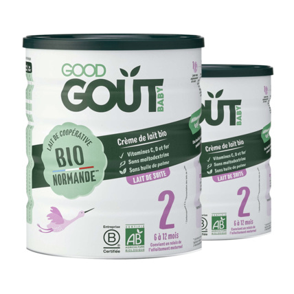 Avis Lait 2ème âge en poudre Bio Good Goût 2