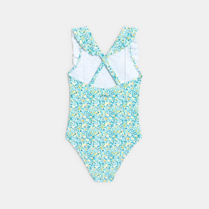 Avis Maillot de bain 1 pièce imprimé vert fille OKAIDI 3