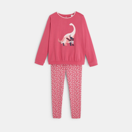 Avis Pyjama deux pièces motif dinosaure rose fille OKAIDI 1