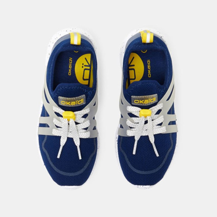 Avis Baskets running en mesh à lacets bleues garçon OKAIDI 2