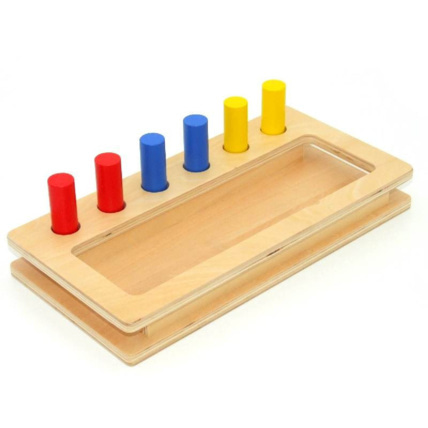 Avis Encastrement de cylindres colorés ambiance montessori 1