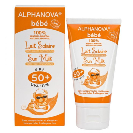 Avis Lait solaire très haute protection SPF 50 ALPHANOVA 1
