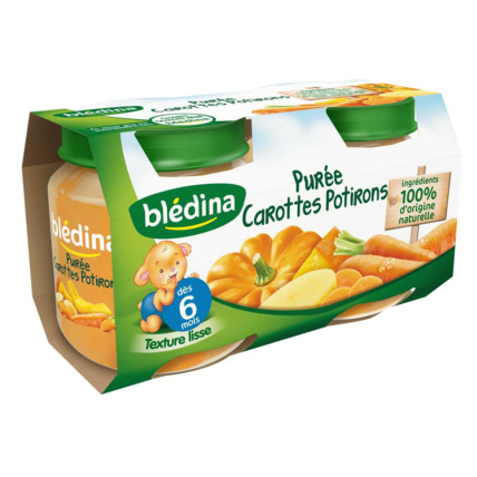 Avis Pot Purée Carottes Potirons 2x130g Blédina 1
