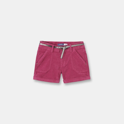 Avis Short en velours fin violet fille OKAIDI 1