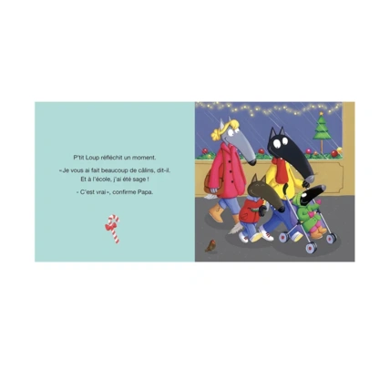 Avis Livre P'tit loup attend le père Noël EDITIONS AUZOU 2