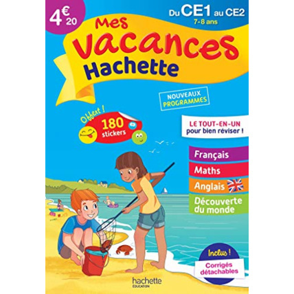 Avis Mes Vacances Hachette - Du CE1 au CE2 - Cahier de vacances 2022 Hachette Éducation 1
